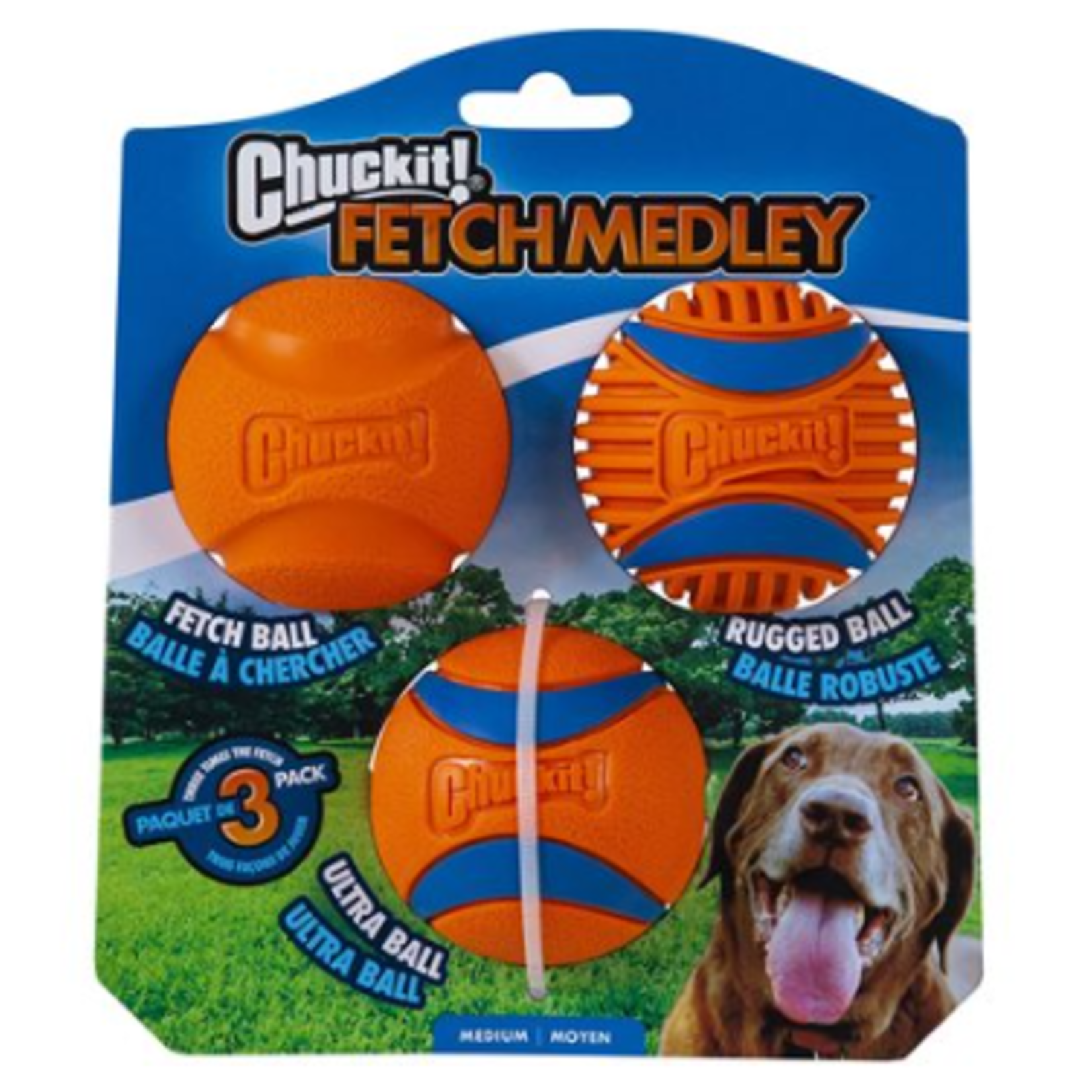 Chuck It! Fetch Medley 3rd Generation - Pack of 3