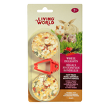 Living World Wheel Delights - Carrot/Tomato/Herb - Pack of 2