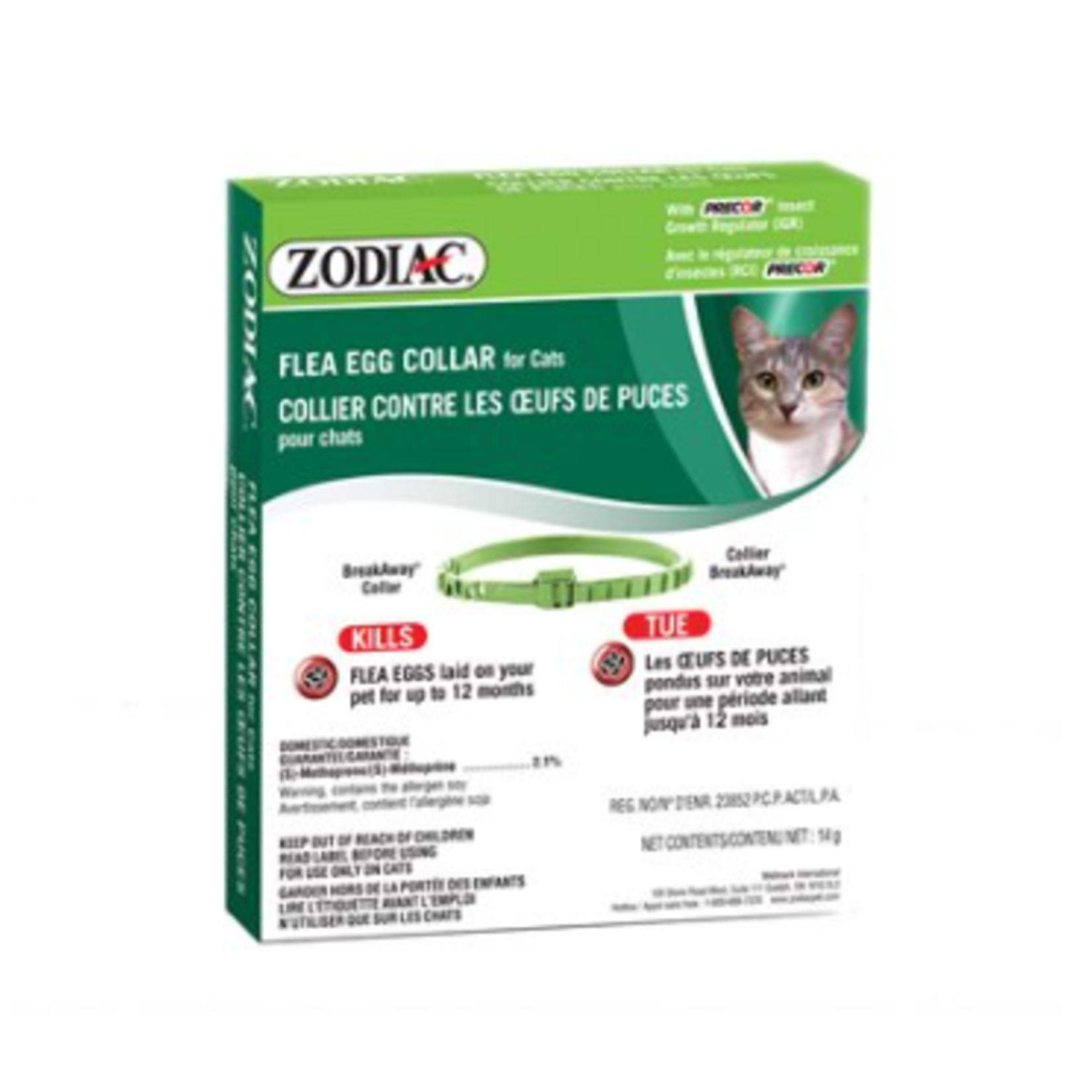 Zodiac Flea Egg Collar for Cats