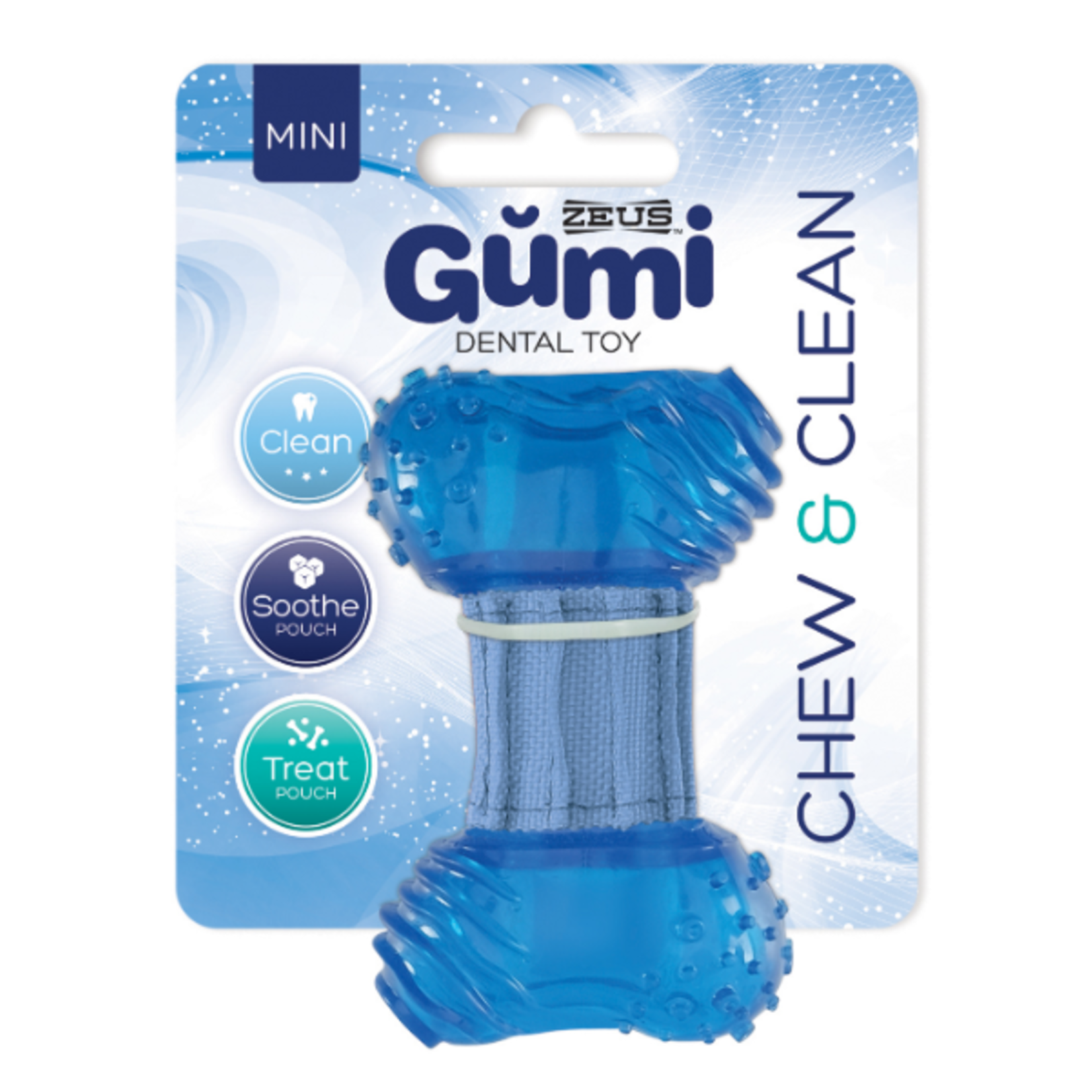 Zeus Gumi Dental Dog Toy - Chew & Clean