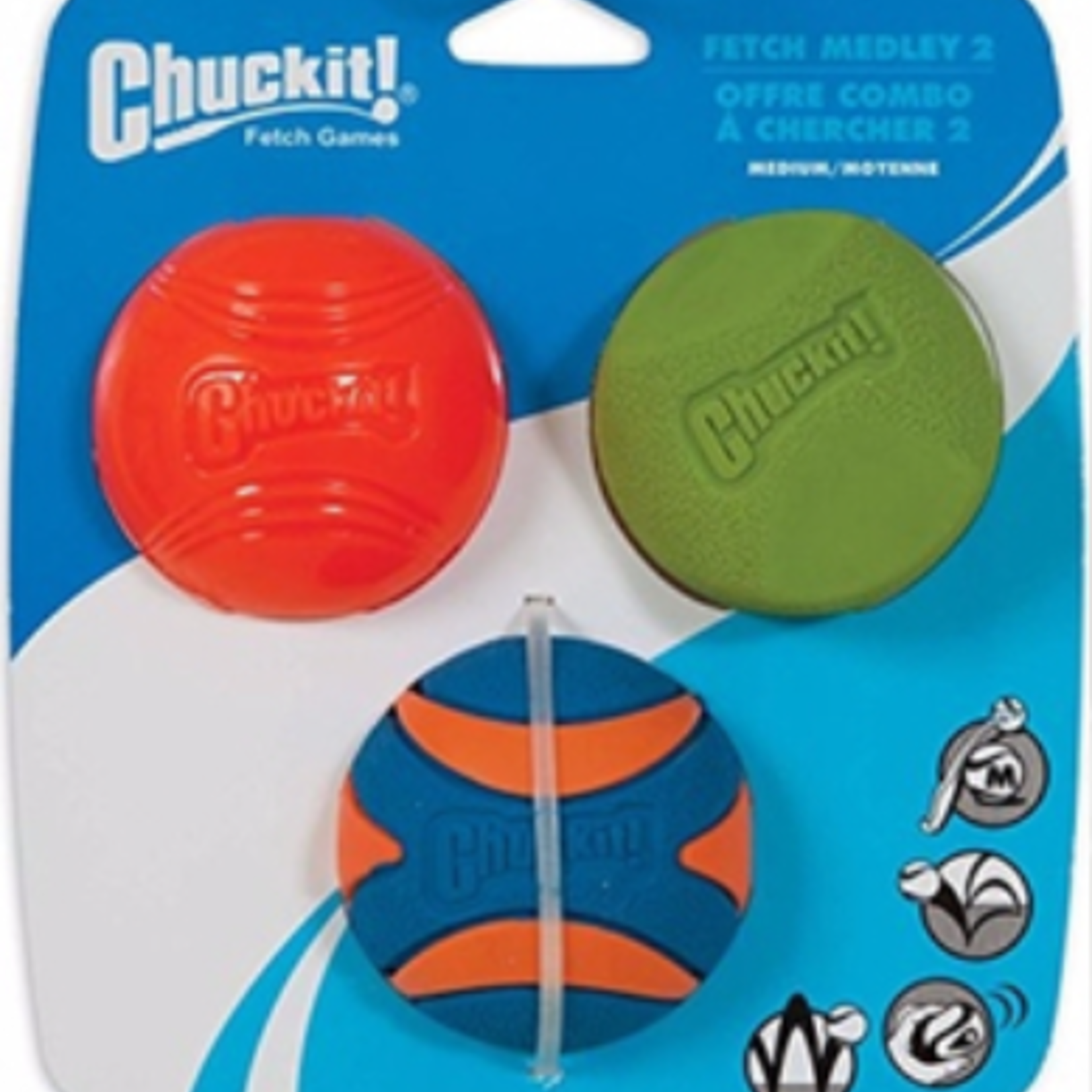 Chuck It! Fetch Medley Ball - Pack of 3