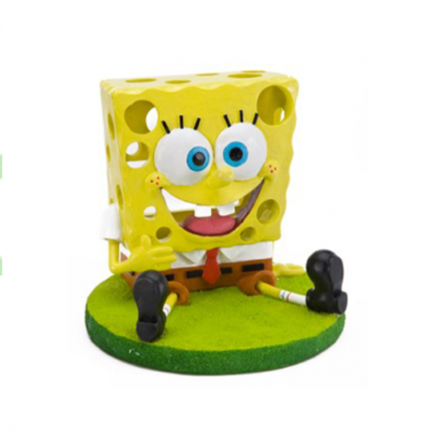 Penn-Plax SpongeBob with Swim Hole - 5 in - Aquarium Ornament