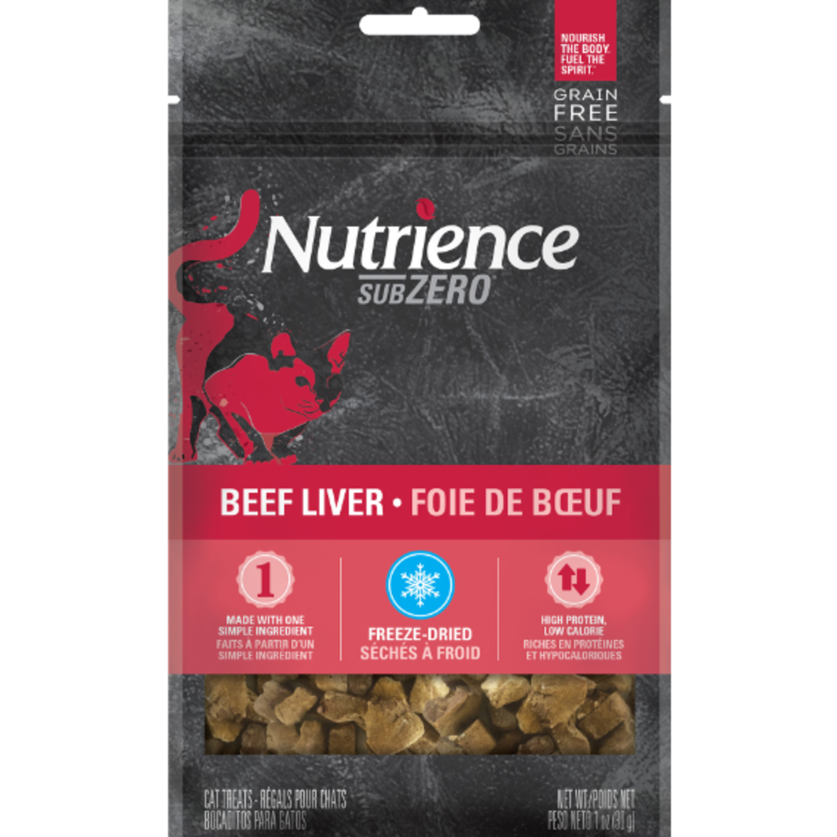 Nutrience Sans grain - Subzero - Protéine unique - Foie de boeuf - 30 g