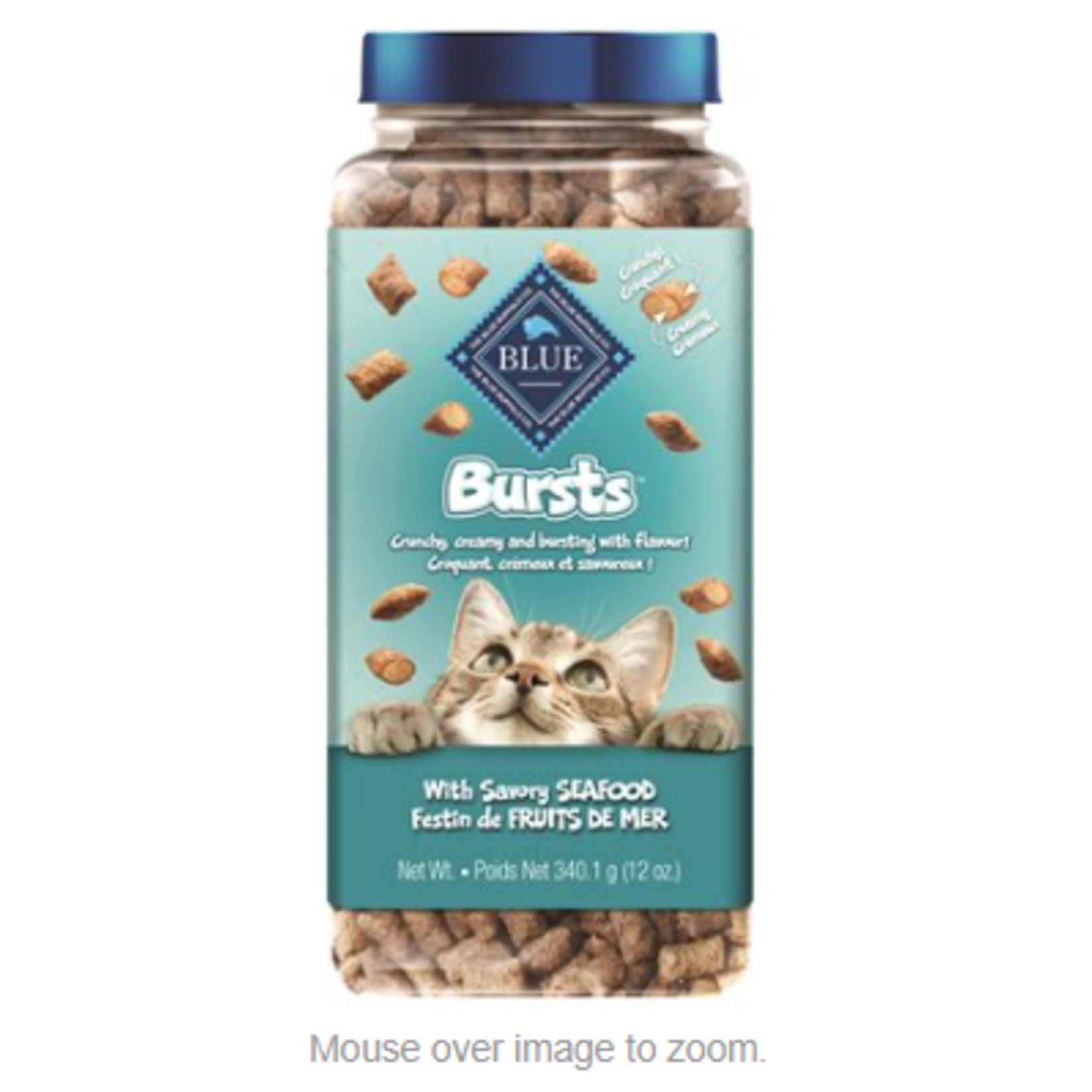 Blue Buffalo Bursts - Filled Cat Treats Seafood Flavor - 340 g