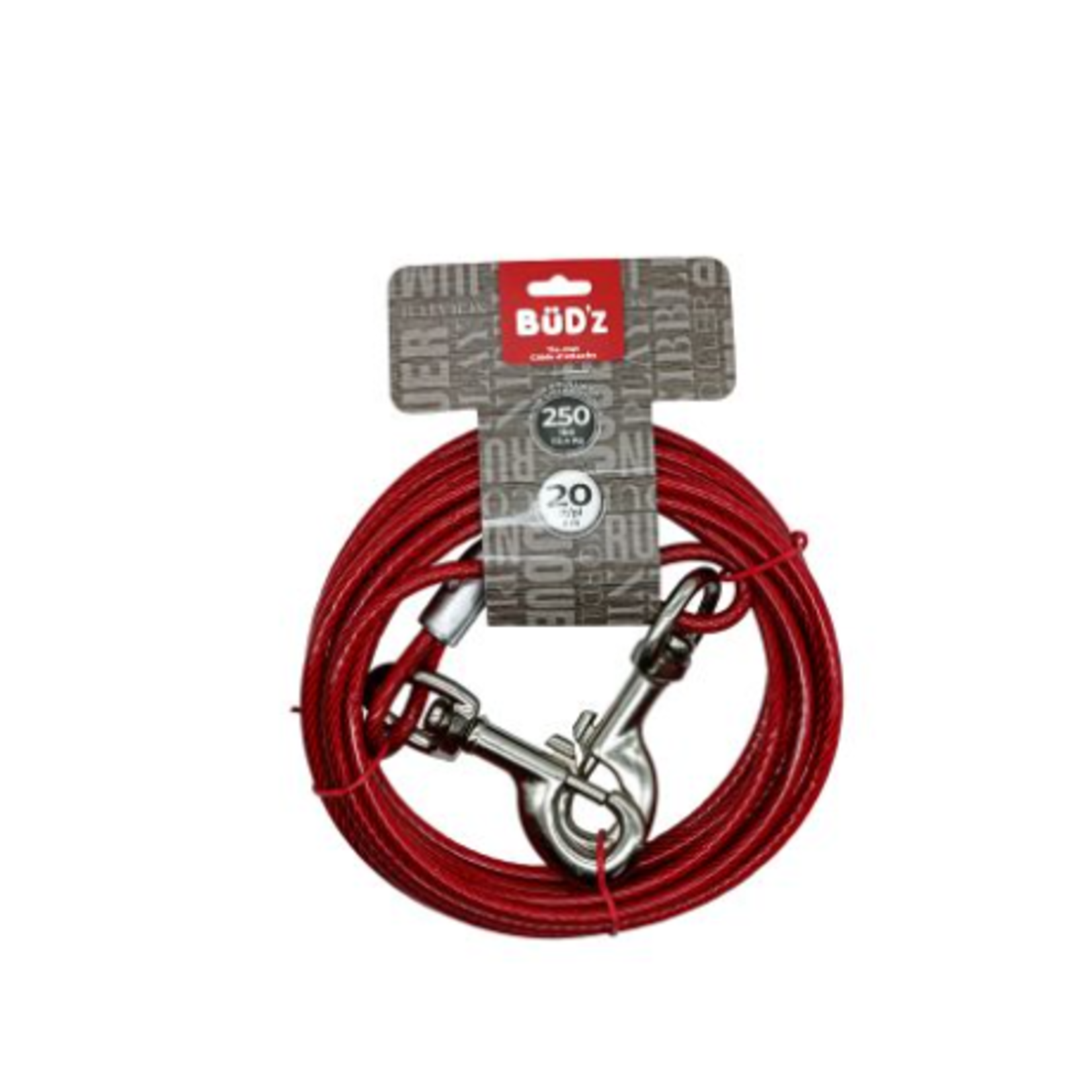 bud'z Cable D'attache 20 pi - jusqu'à 250 Lbs