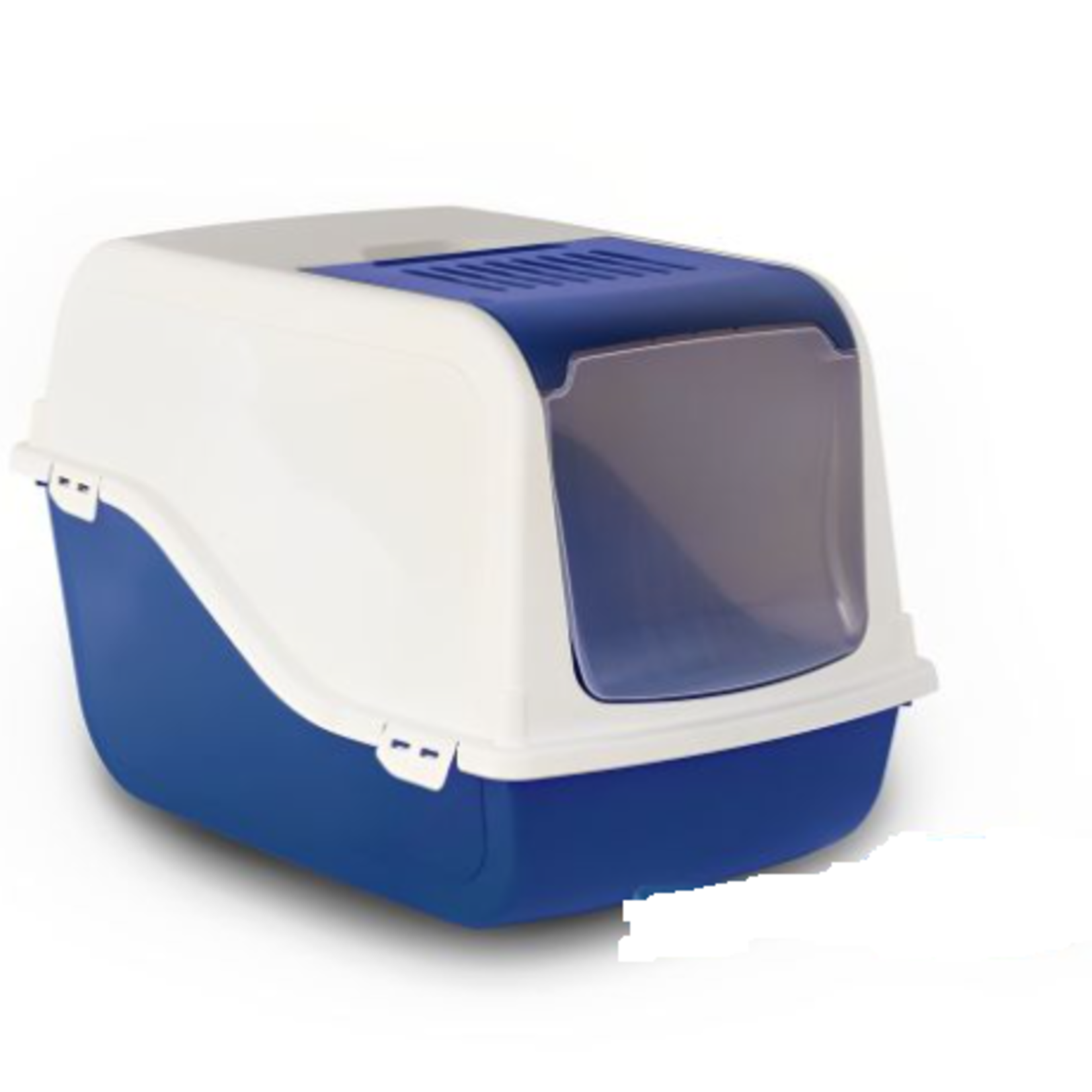 Bergamo Litter Box With Dome Ariel - Light Blue