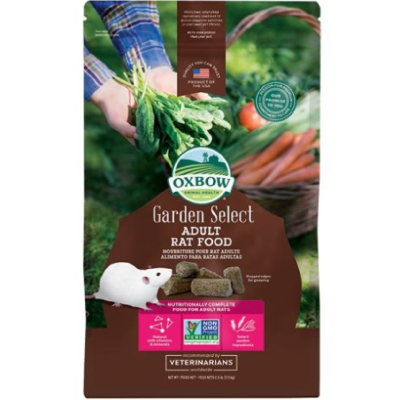 Oxbow Garden Select - Pour rats adultes - 2,5 lbs