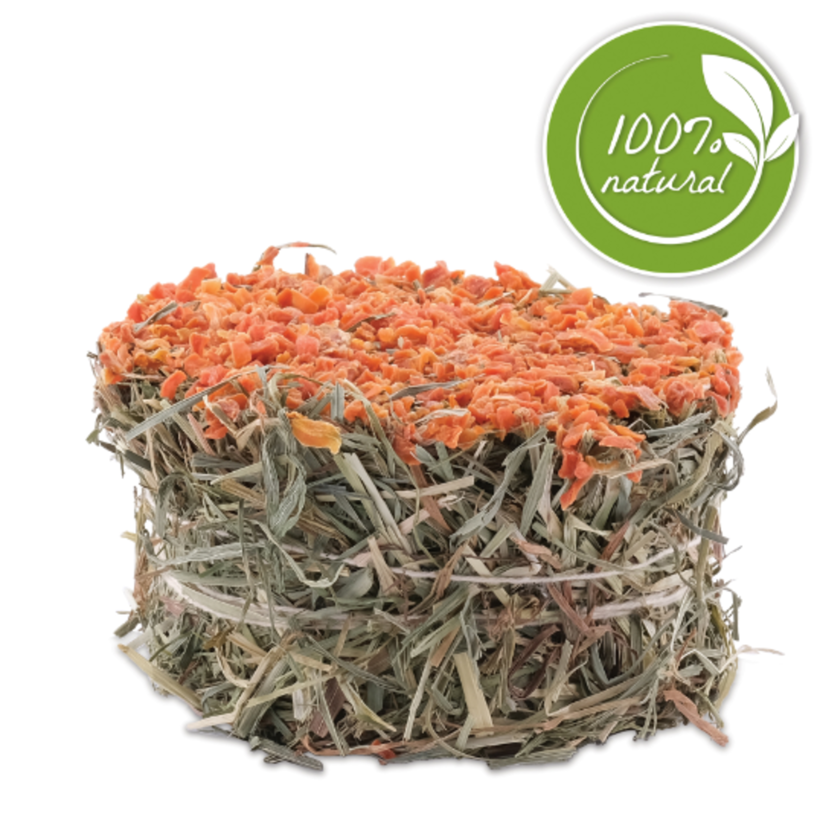 Living World Green Botanicals Hay Cake - Carrot - 75 g (2.6 oz)