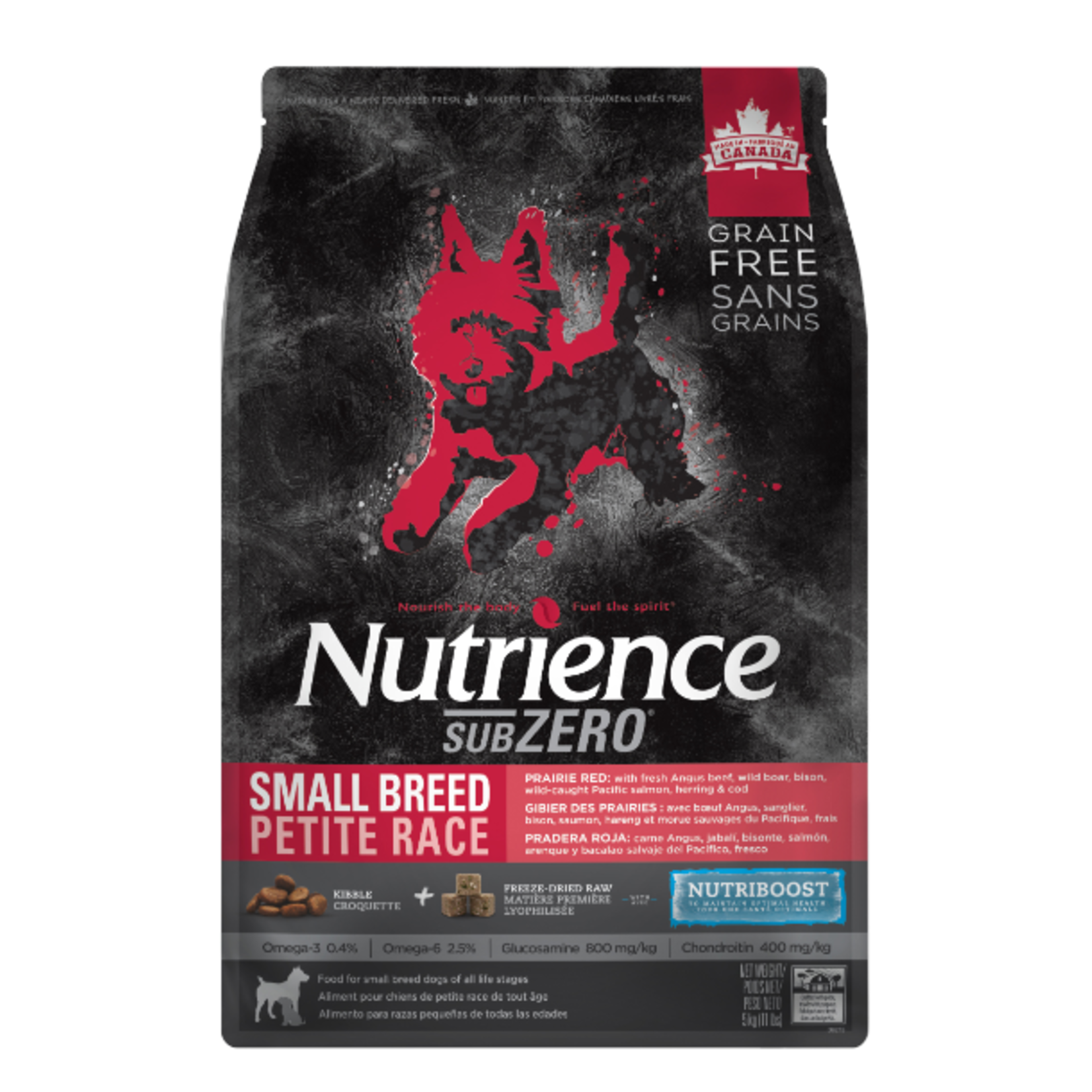 Nutrience Subzero - Prairie Red -  Small Breed - G Free - 11 lbs