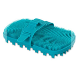 Messy Mutts Double Sided - Silicone Grooming Brush - Blue