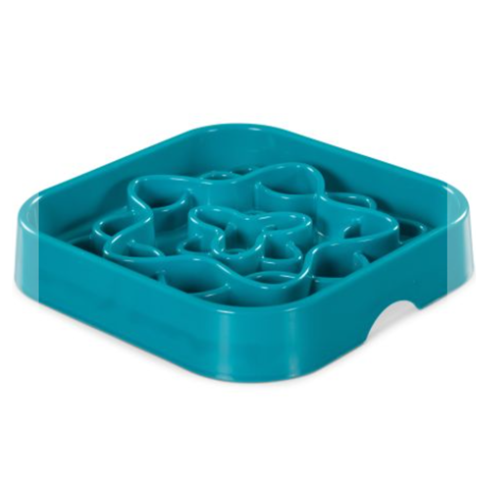 Messy Mutts Bol Ralentisseur pour chien - 2 Tasses - Bleu