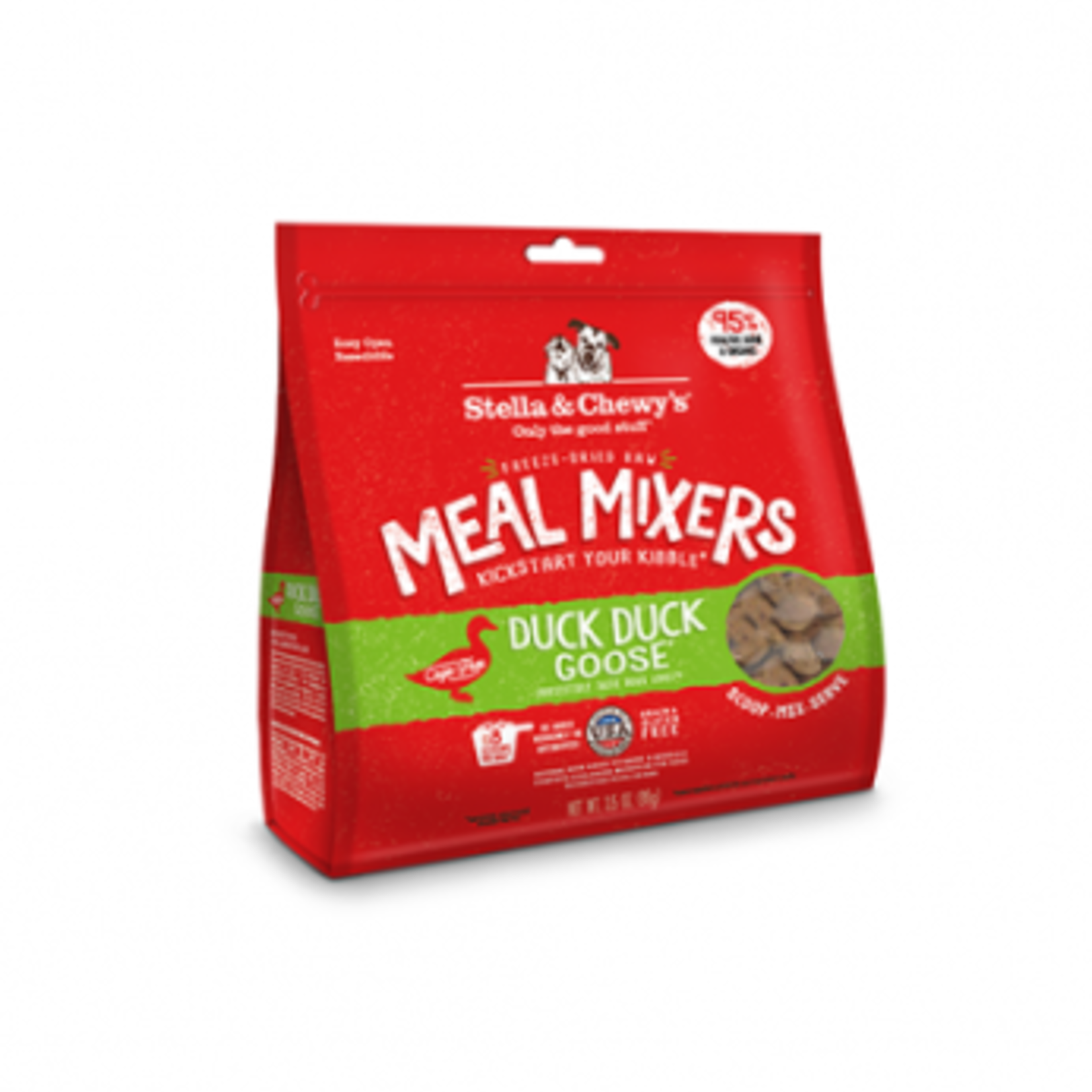 Stella & Chewy s Duck Duck Goose - Meal Mixers - Freeze Dried - 3.5 oz