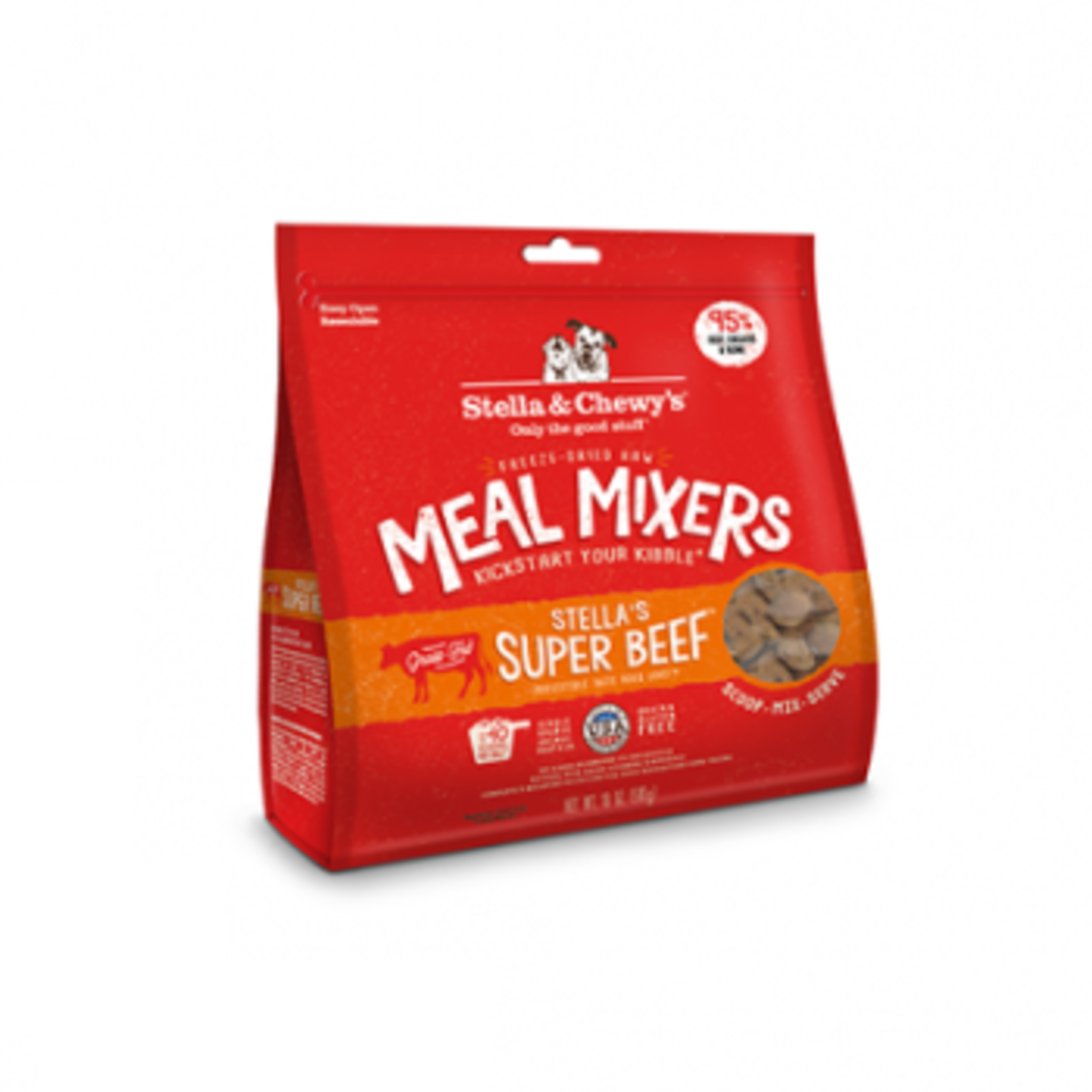 Stella & Chewy s Super Beef - Meal Mixer - Freeze Dried- 18 oz