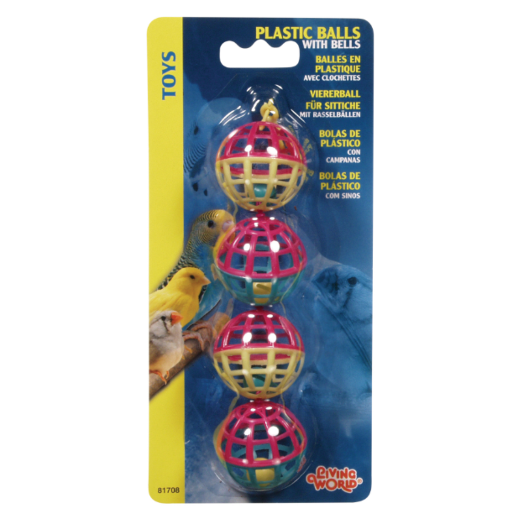 Living World Classic Plastic Balls with Bells