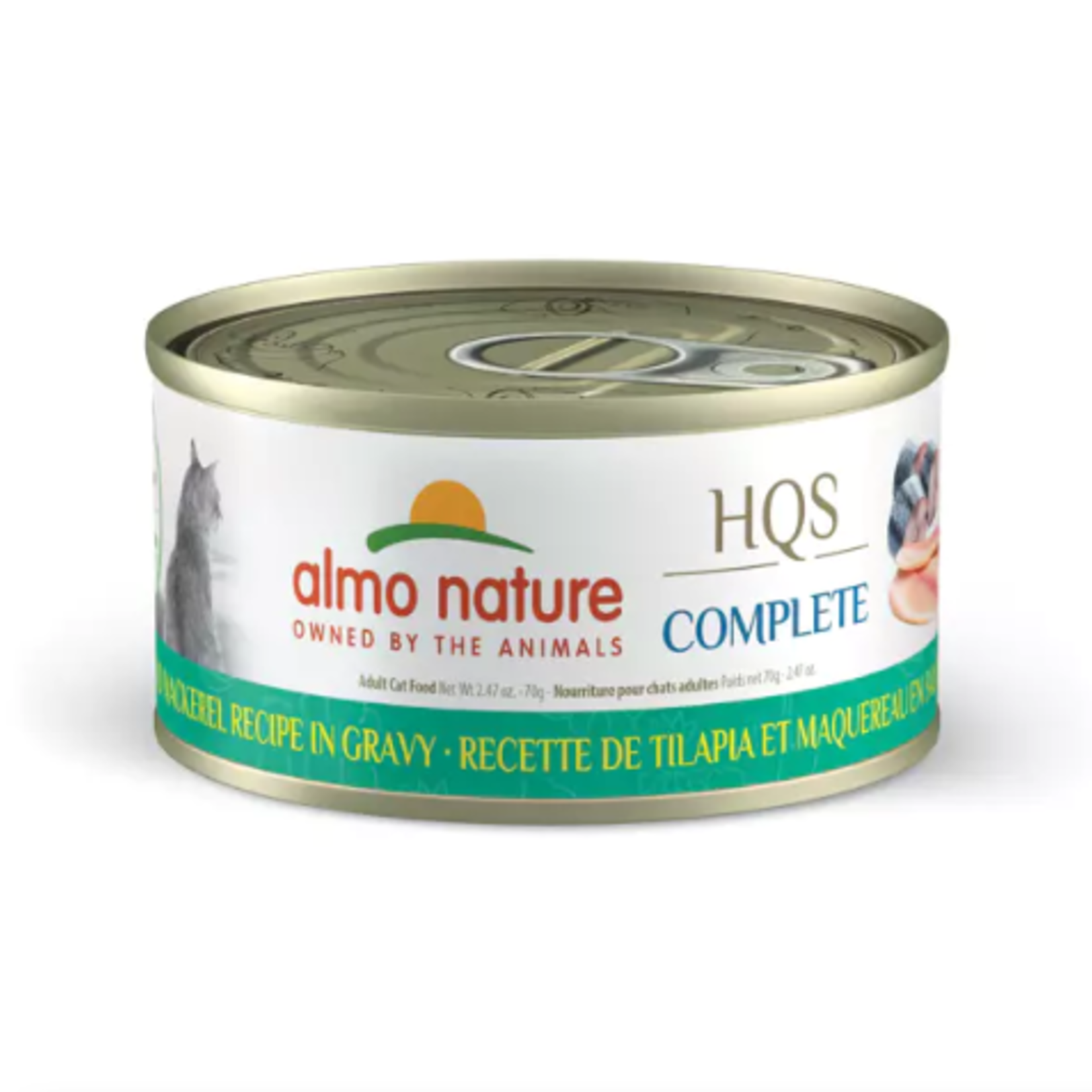 Almo HQS Complete - Tilapia and Mackerel Recipe in Gravy - 70 g