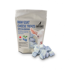 Happy Days RAW Goat Cheese Treats with Blueberry - Frozen - 100 gm - For Cats & Dogs