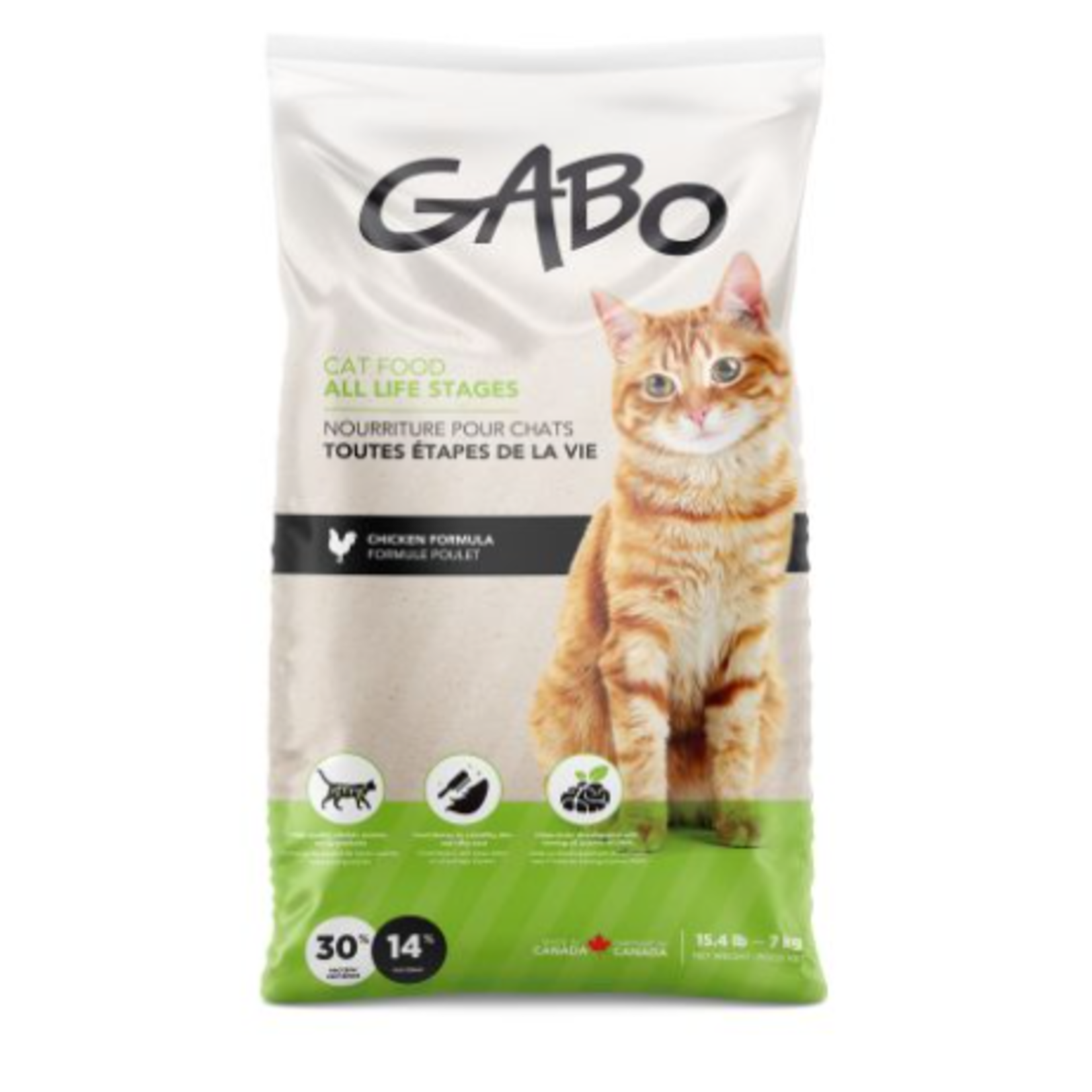 Gabo Cat and Kitten Food - Chicken - 15.4 lbs