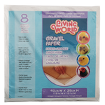 Living World Papier de gravier - Grand - Paquet de 8 - 15,75 x 15,5 po