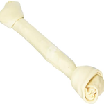 White Knotted Rawhide Bones - 14 - 15 in