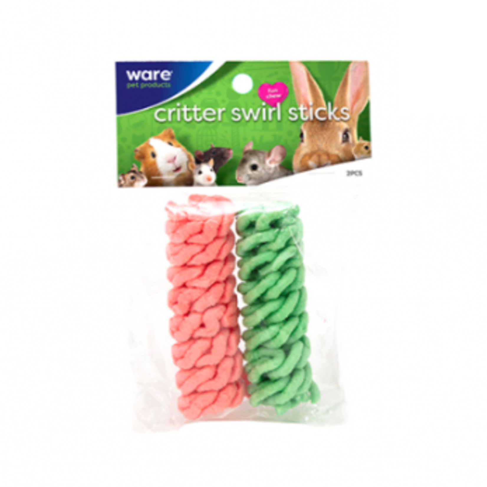 Critter Ware Critter Swirl Sticks - Pack of 2