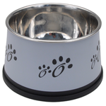 Non-Slip Stainless Steel Bowl for Long-Eared Dogs - 3.5 Cups