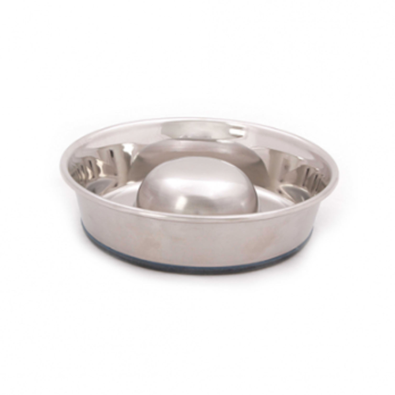 OurPets Stainless Steel with Rubber - Slow Feed Bowl - Small
