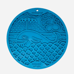 Whale Design - Lick Mat with suction Cups