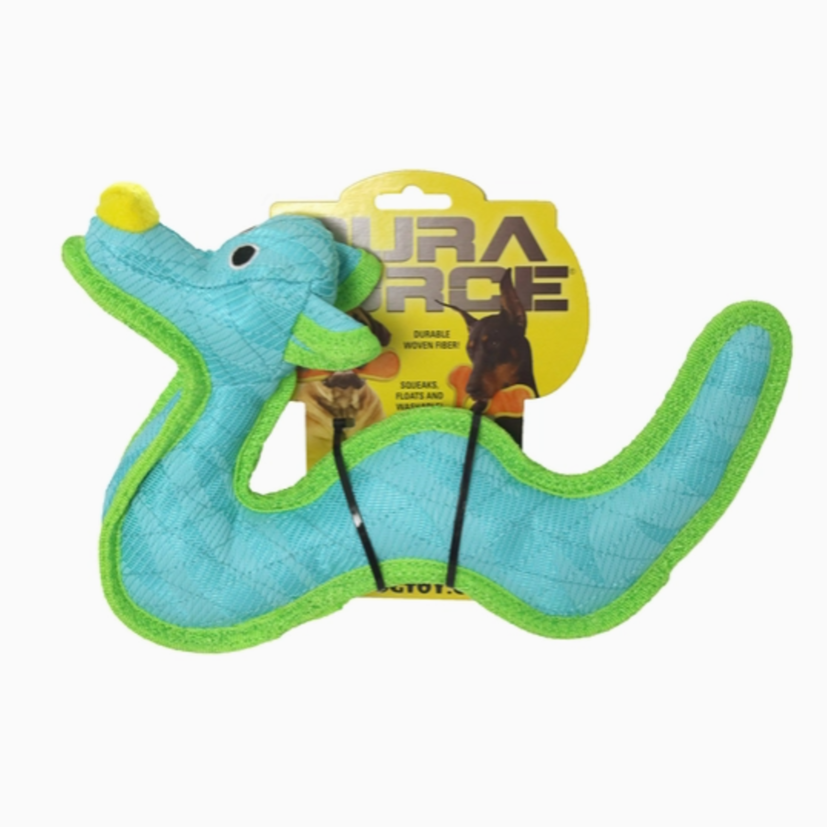 Tuffy Dragon Tiger - Blue - Durable - Squeaky