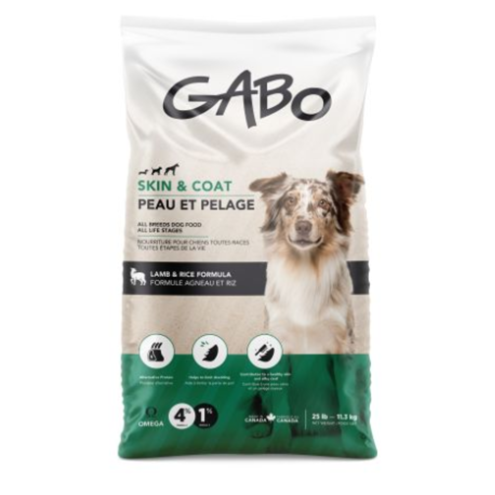 Gabo Skin & Coat - Lamb & Rice - All Life Stage - 25 lbs