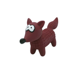 bud'z Latex toy with squeaker - Red fox - 8in