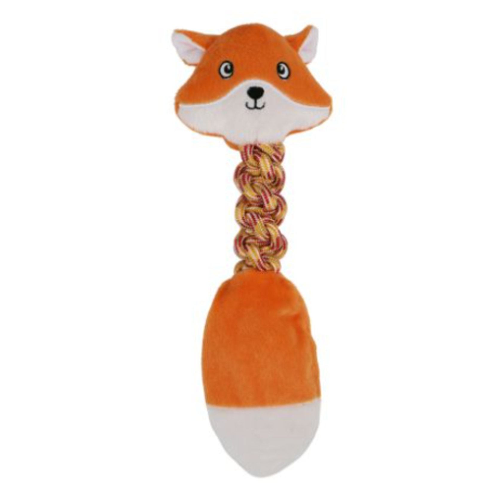 bud'z Plush Toy with Rope - Red Fox - 17in
