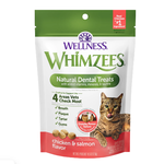 Whimzees Natural Cat Dental - Treats - Chicken & Salmon