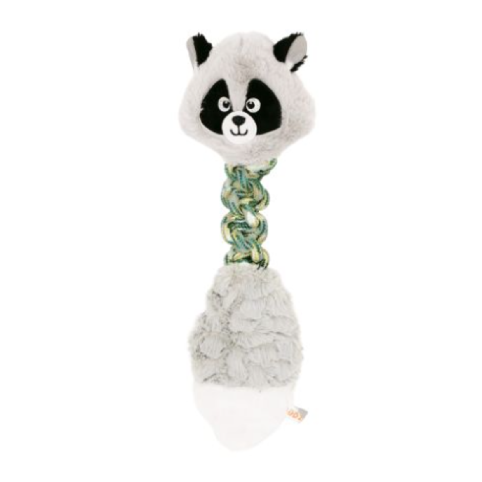 bud'z Plush Toy With Rope - Cunning Raccoon - 16in