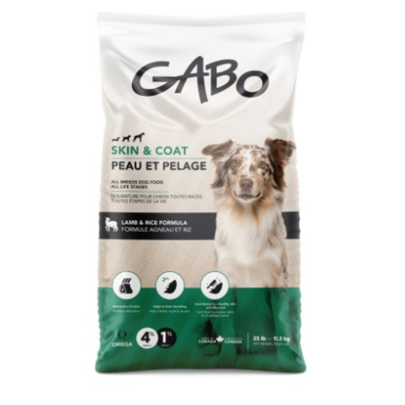 Gabo Lamb & Rice - Skin & Coat - All life stage - 8 lbs