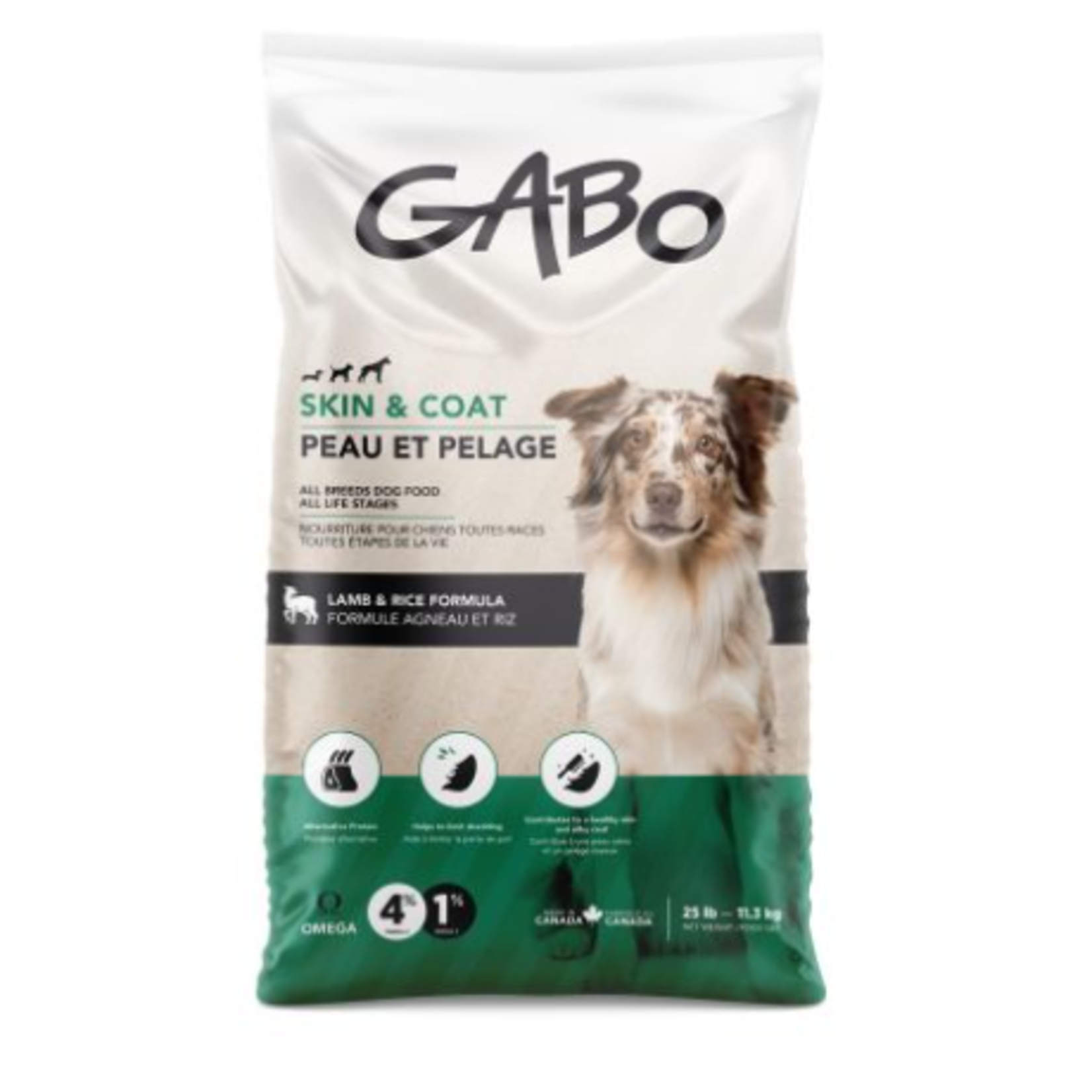 Gabo Lamb & Rice - Skin & Coat - All life stage - 8lbs
