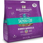 Stella & Chewy s Sea Licious Salmon & Cod - Dinner Morsels - Freeze Dried - Cats - 3.5 oz