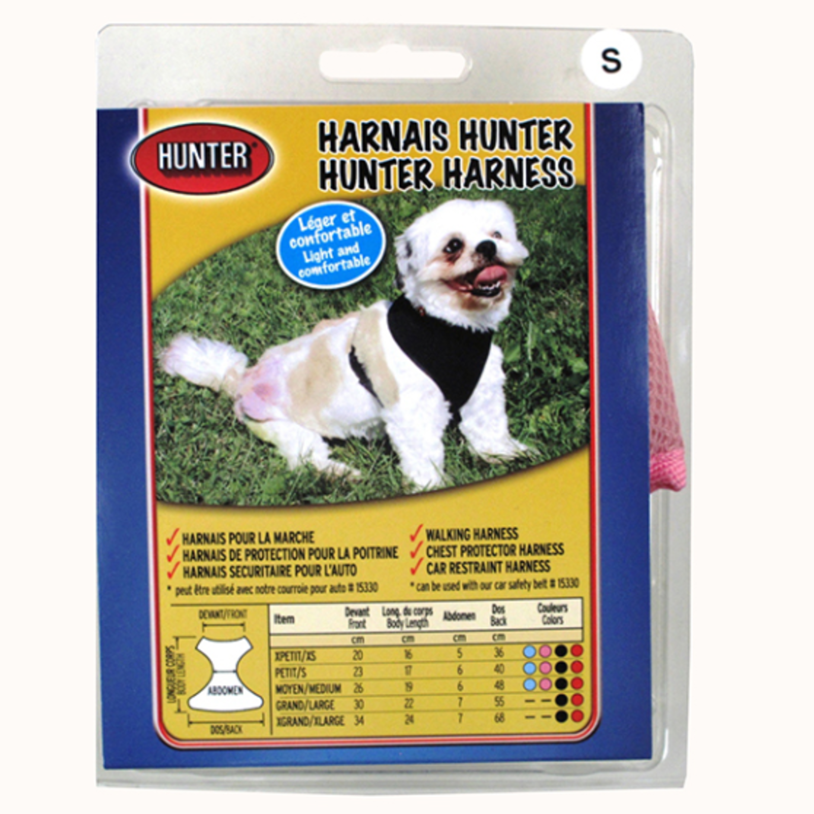 Hunter Brand Harnais Confort - Petit - Rouge