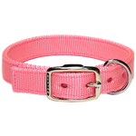 Hunter Brand Double Nylon Collar With "D" End - Pink