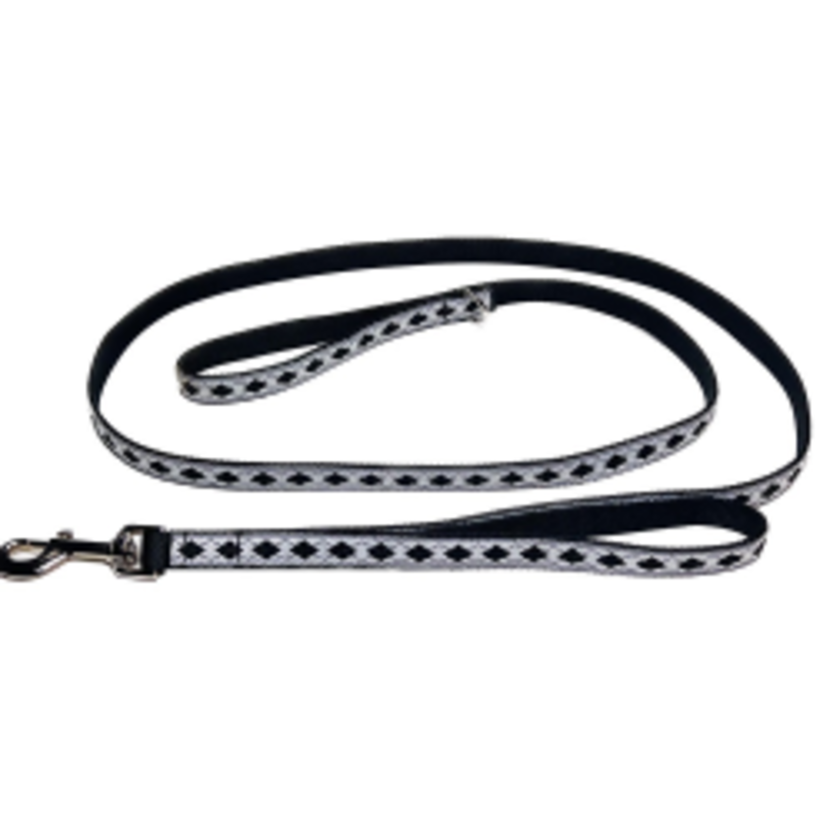 Hunter Brand Patterned Nylon Leash with Traffic Handle - 6 ft
