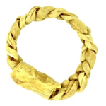 Nature"s own Braided Buffalo Cheek Donut - About 8 in