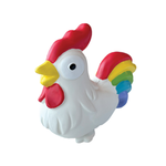 FouFou Brands Foufit - Coq One Love à mâcher en latex - 4,5 po
