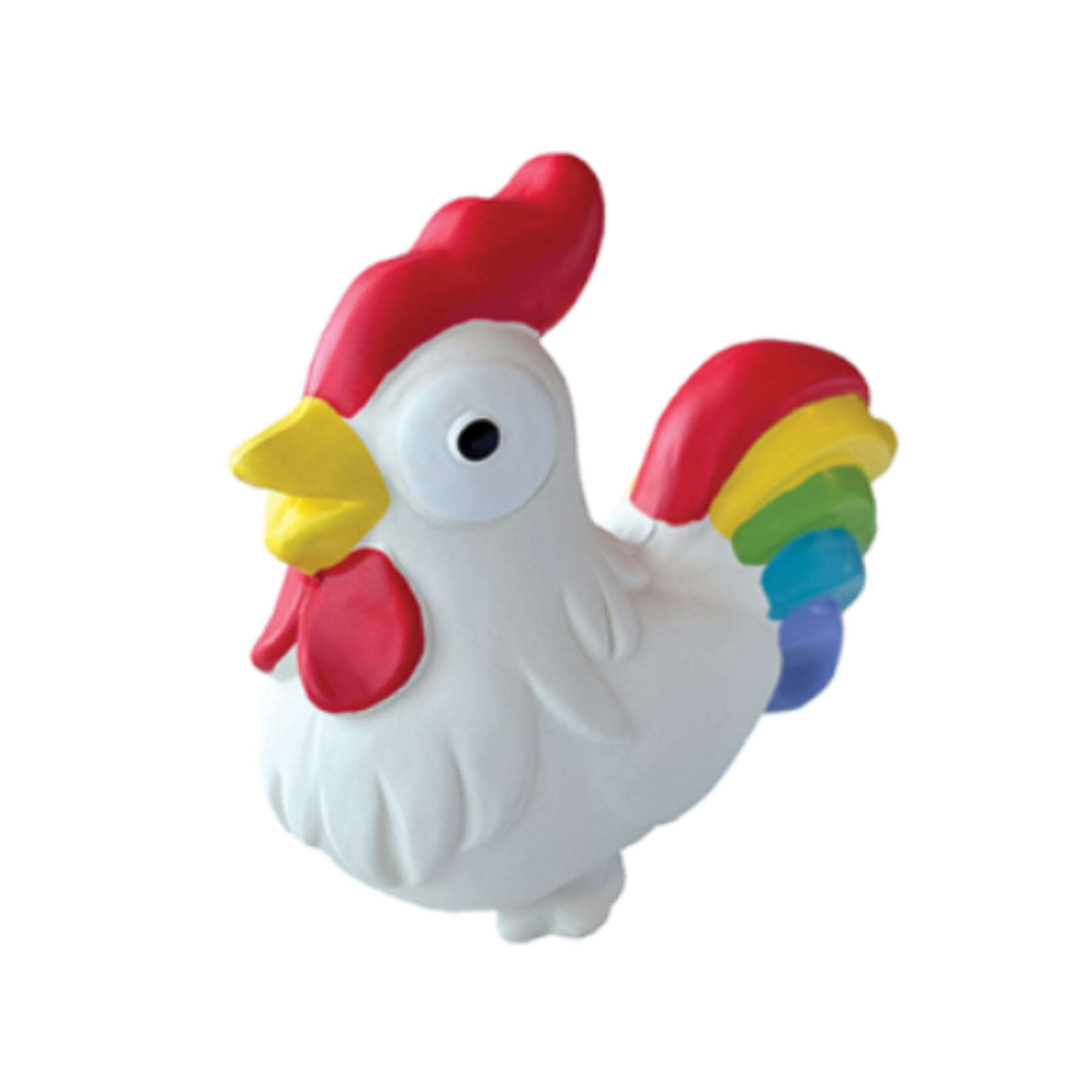 FouFou Brands Foufit - One Love Latex Rooster Chew - 4.5 in