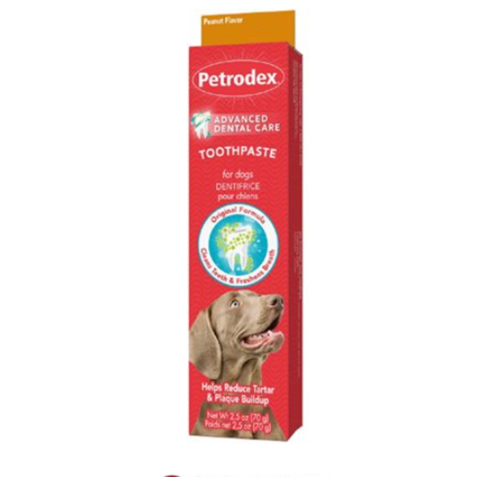 Sergeant Petrodex - Dentifrice naturel - Saveur beurre de peanut - 2,5 oz