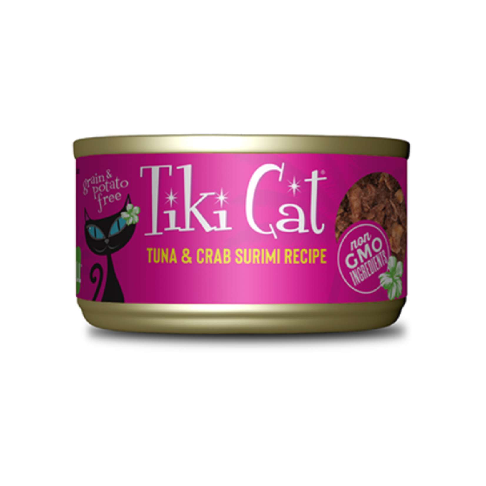 Tiki Cat Thon et crabe - Recette de surimi - 2.8 oz