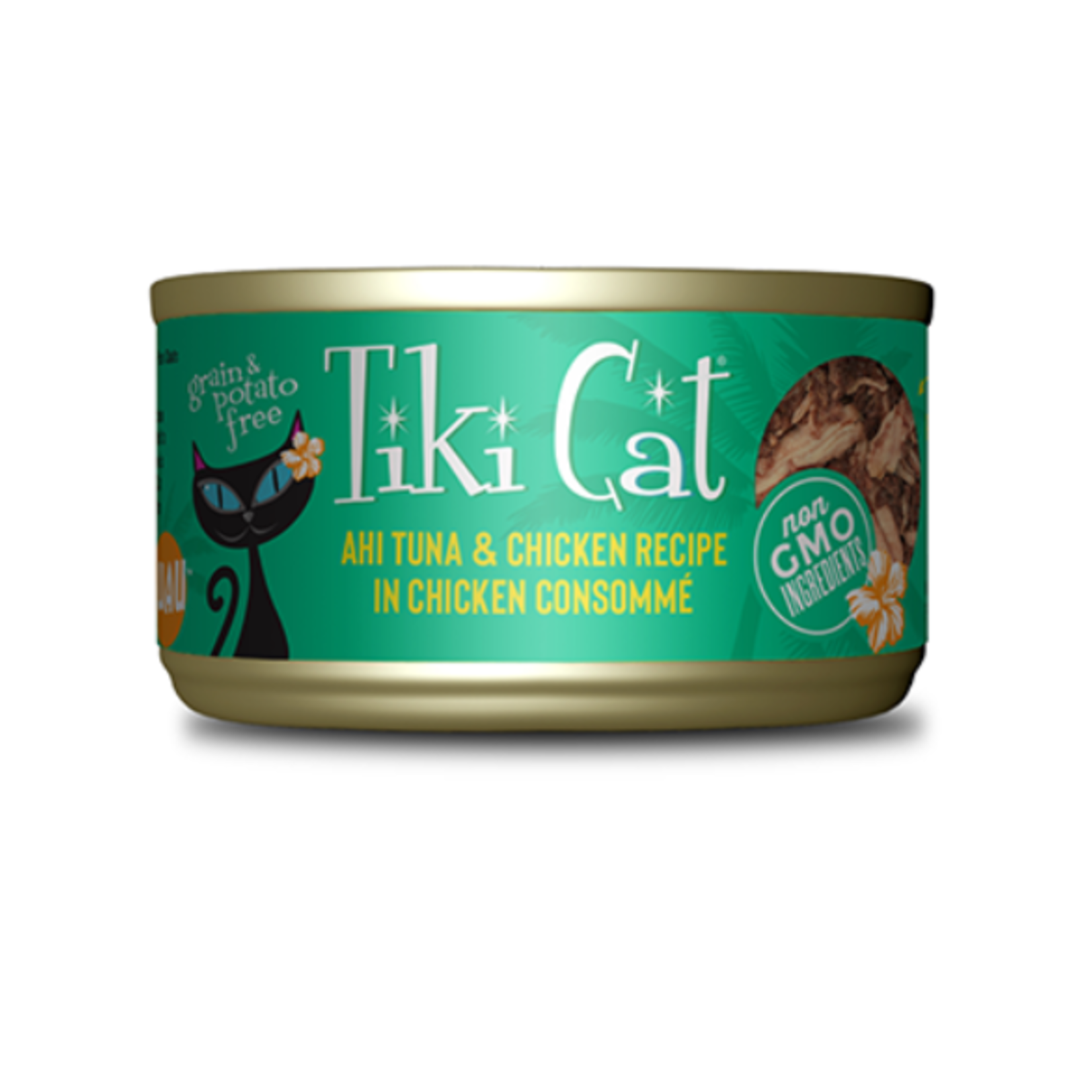 Tiki Cat Ahi Tuna & Chicken Recipe in chicken Consommé - 2.8 oz