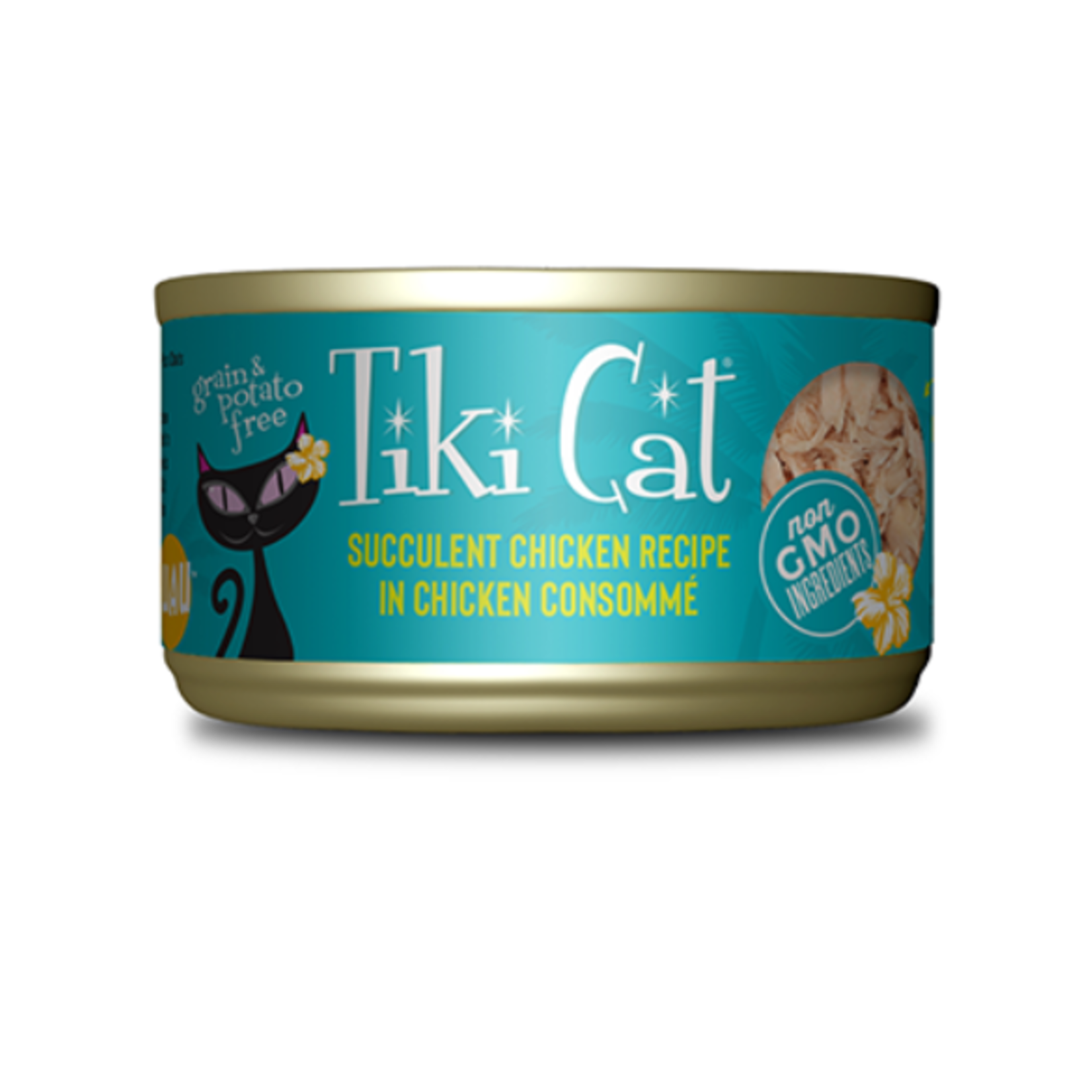 Tiki Cat Succulent Chicken Recipe in chicken Consommé - 2.8 oz