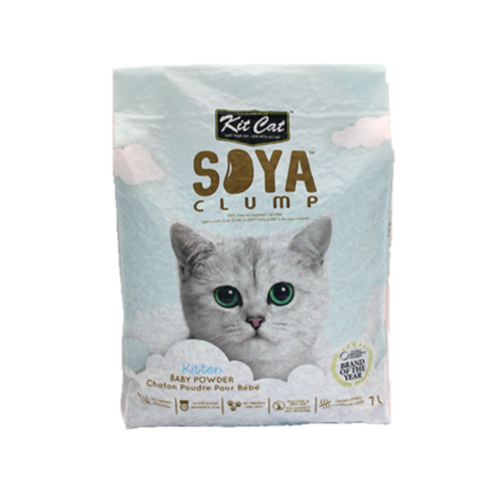 Kit Cat Soya agglomérante- Poudre de bébé - 2,5 kg