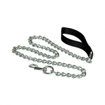 Hamilton Chain Leash with Nylon Handle - Medium - 4 ft