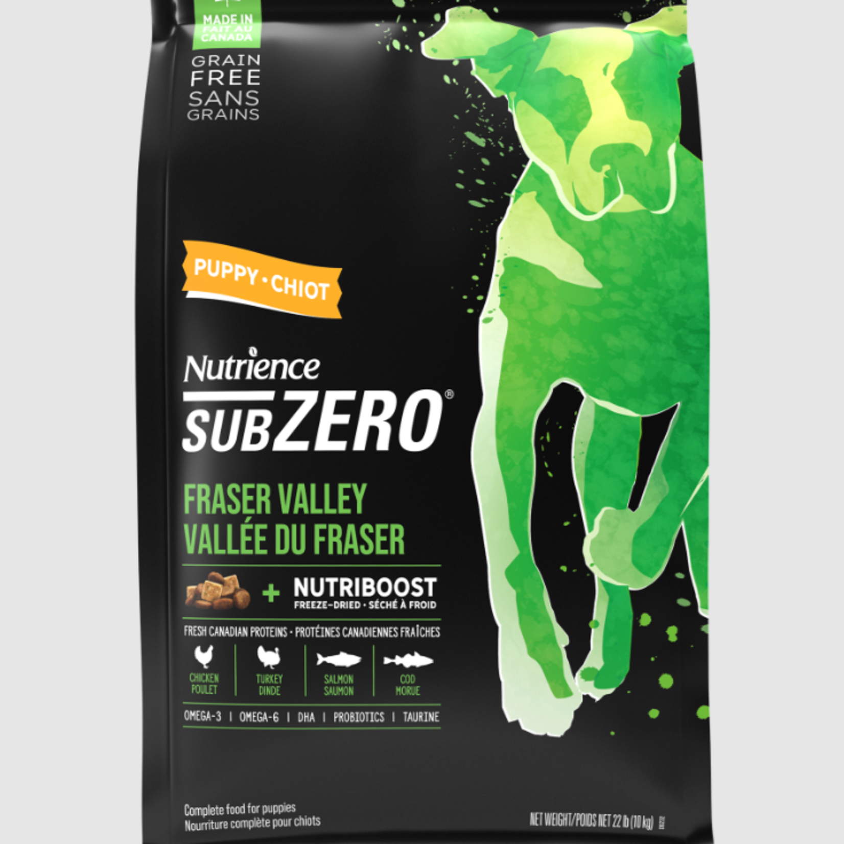 Nutrience Subzero Chiots en santé - Vallée du Fraser - Sans G - 22 lb