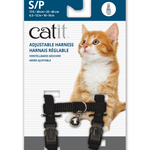 Catit Harnais réglable en nylon - Noir
